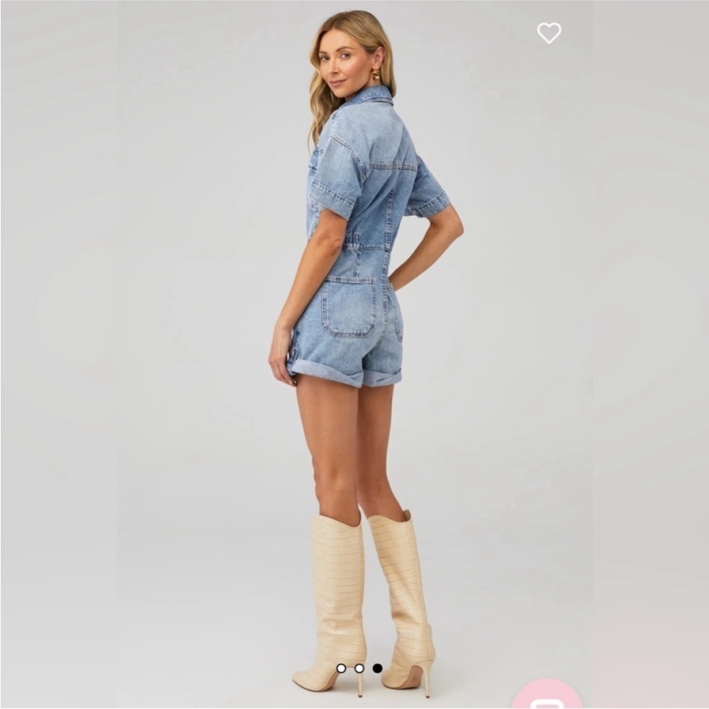 Free people Marci cuffed shortalls XS - Picture 7 of 11